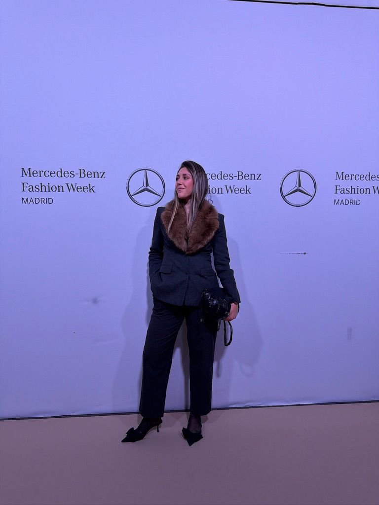 Patricia Pastor en el photocall de la Mercedes-Benz Fashion Week Madrid