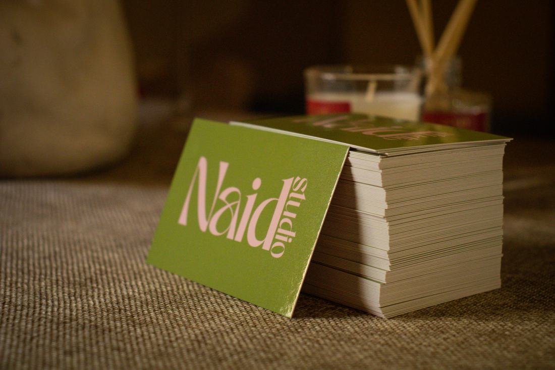 Tarjetas de visita de Naid Studio